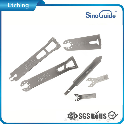 Metal Variants in Stock Stainless Steel Etching Chemical Sagittal Saw Blades